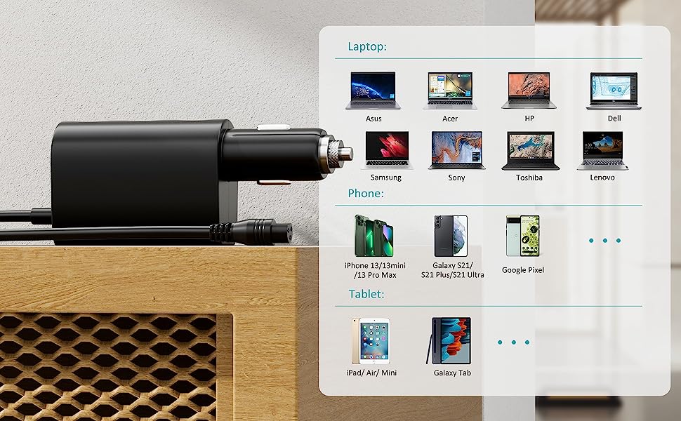 laptop car charger