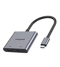 dual monitor adapter usb-c to dual hdmi adapter dual hdmi adapter for 2 monitors
