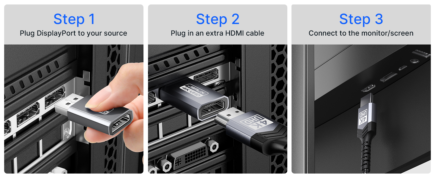 hdmi to displayport adapter