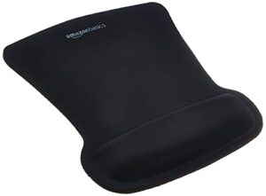 Amazon Basics Rectangular Gel Mouse Pad with Wrist Rest
