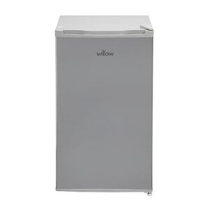 Willow W48UFIS 48cm Under Counter Fridge Low Noise Reversible Door Chill Box Recessed Handle Easy To Clean Mark-Proof Finish Interior Light Energy Rating F Silver            [Energy Class F]