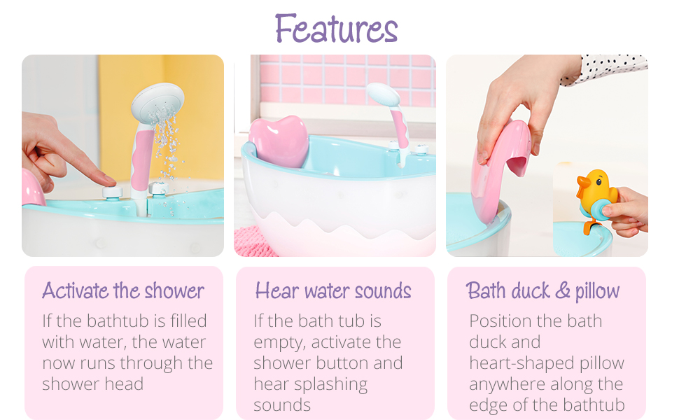 BABY Born Bath Bathtub Zapf