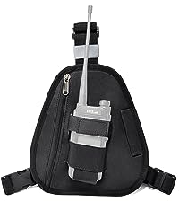 chest walkie talkie carrying bag