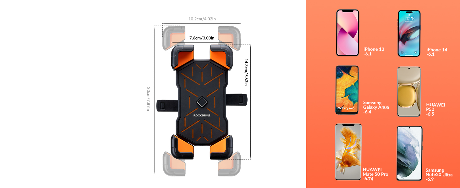 AUTOMATIC LOCK BIKE PHONE HOLDER