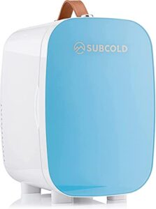 Subcold Pro6 Luxury Mini Fridge Cooler | 6 Litre / 8 Cans | AC and Exclusive USB Power Option | Portable Small Fridge for the Office