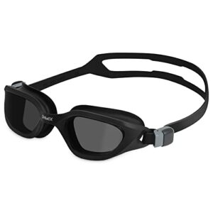 SNMIX Swimming Goggles - Wide Clear View Swim Goggles with Anti-fog And UV Protection for Adult Men Women Indoor & Outdoo