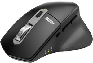 Arteck Multi-Device Wireless Bluetooth Mouse with Nano USB-A