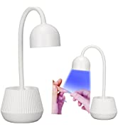 Annadue 395nm UV LED Black Light, Portable Gooseneck Gel Nail Lamp with Clip, LED UV Glue Curing ...