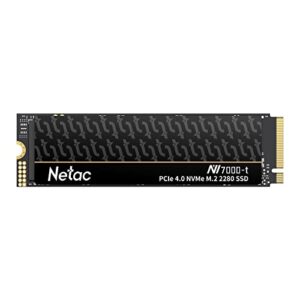 Netac NV7000-t 2TB NVMe 1.4 Internal SSD M.2 PCIe 4.0 High Speeds Up to 7300MB/S for PC