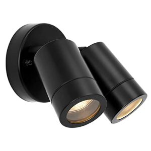 Palin IP44 Rated Outdoor Twin Spotlights