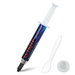 LCTKJTP Thermal Paste 13W/Mk 4g For All Cooler IC GPU Ps4 Heat Sink Thermal Compound Paste Cpu Non-Conductive Easy Application Durable Heatsink Carbon Based Thermal Conductivity Silicone Grease