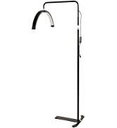 Topiky Eyelash LED Floor Light, Half Moon Lamp for Lash Extension, 360° Rotation Estheticians Lig...