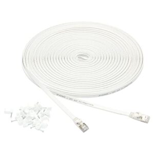 Amazon Basics Flat RJ45 Cat-7 Gigabit Ethernet Patch Internet Cable