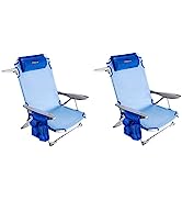 #WEJOY 2 in 1 Reclining Camping Chairs for Adults Set of 2 Folding Chair with Detachable Footrest...