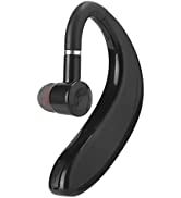 Annadue Bone Conduction Headphones, Digital Display 5.2 Bluetooth Headset Single Ear Business Wir...