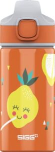 SIGG - Aluminium Kids Water Bottle - With Straw - Leakproof - Lightweight - BPA Free - Climate Neutral Certified - School & Sports - 0.4L