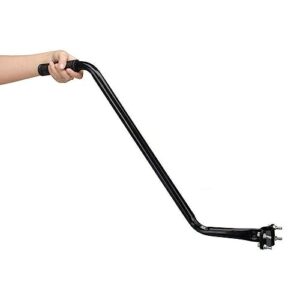 True Face Bike Handle Kids Parent Bicycle Handles Push Bar Pole Metal With Control Grip Nut Bolts Child Practical Training Safety Balance Trainer Learning For Children Cycling 70cm