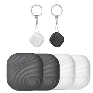 Nutale Findthing Key Finder 4PCS - Bluetooth Smart Key Tracker Tag Locator with Key Chain - IPX5 Waterproof