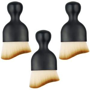 Car Detailing Brushes 3PCS Car Interior Cleaning Soft Brush Car Cleaning Brush with Soft Bristles No Scratch Auto Interior Dust Brush for Cleaning Dashboard