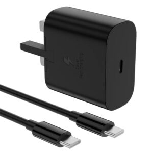 25W Super Fast Charger for Samsung Galaxy S21 S21 Ultra S21 FE S23 S23 Ultra S22 S22+ S22 Ultra S20 A54 A53 A72 A51 A52