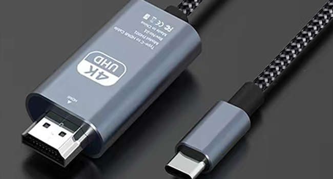 USB C to HDMI Cable, [4K, High-Speed] USB Type C to HDMI Cable