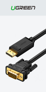dp to vga cable