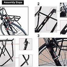 Bicycle Pannier Rack, Bike Front Pannier Rack, Bike Cargo Rack Front, Front Pannier Rack Carrier