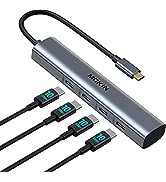 USB C to HDMI Adapter, 6 IN 1 MacBook Pro Adapter USB C Hub 4K@60Hz for MacBook Pro 2020-2016, Ma...