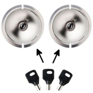 UFO VAN LOCKS 8080332315D UFO Double Set Van Lock with Hasp and Heavy Duty Padlock