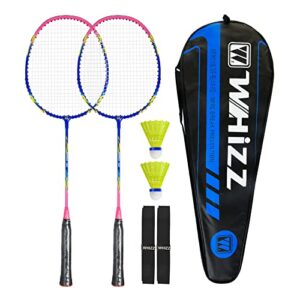 BAIHUALIN Whizz Badminton Rackets Set with Shuttlecocks