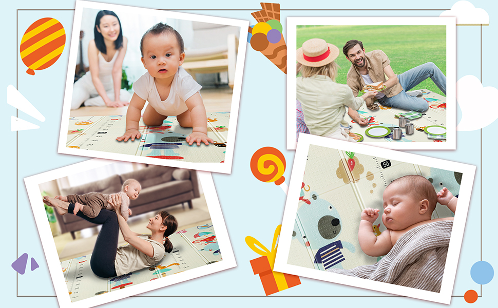 Foldable Large Play Mats