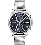 HUGO Analogue Multifunction Quartz Watch for Women #Dance Collection with Colored Stainless Steel...