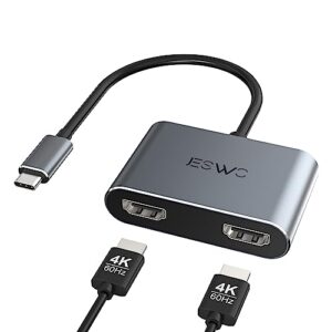 USB C to Dual HDMI Adapter