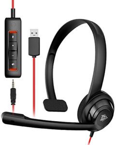 NUBWO Computer Headset with Microphone