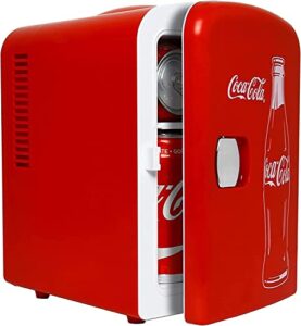 Coca Cola (Classic) 4 Liter/6 Can Portable Fridge/Mini Cooler for Food