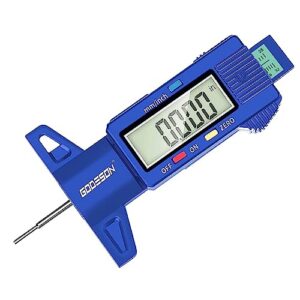 GODESON Blue Digital Tyre Tread Depth Gauge UK