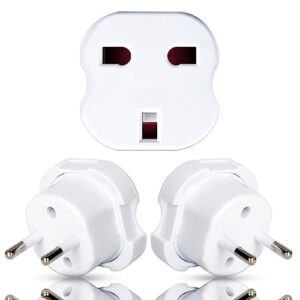 Pack Of 3 European Travel Adapter