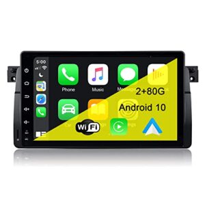 Android 10 Autoradio Fits for BMW E46 Radio M3 Rover 75 MG ZT Sedan Support Carautoplay GPS Navigation Radio Audio Video Bluetooth WIFI SWC DSP