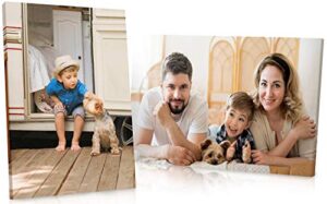 Panther Print Personalised Canvas Prints | Beautiful Photos on Canvas of Family and Pets | Framed Custom Photo Canvas