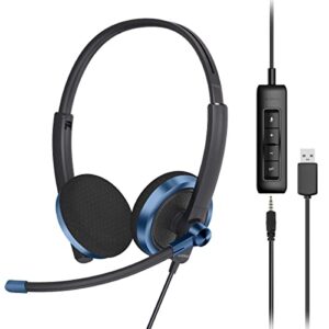 NUBWO USB Headset with Microphone