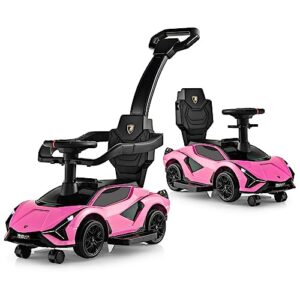 GYMAX 3 in 1 Kids Ride on Push Car