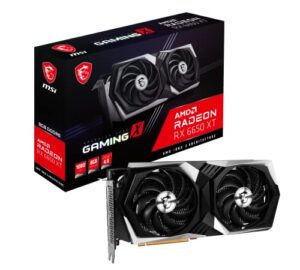 MSI Radeon RX 6650 XT GAMING X 8G Gaming Graphics Card - 8GB GDDR6