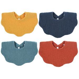 Viaky Baby Bandana Dribble Bibs 4 Pack