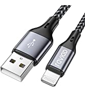 RAVIAD iPhone Charger Cable Lightning Cable [4-Pack 0.3M 1M 2M 3M] iPhone Charger Nylon Braided F...
