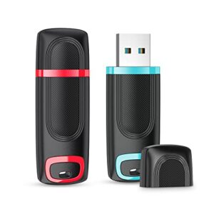 Vansuny 2 Pack USB Stick 128GB Memory Stick USB 3.0 Flash Drive High Speed Thumb Drive Cap Design Pen Drive Cyan and Red