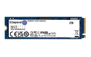 Kingston NV2 NVMe PCIe 4.0 Internal SSD 2TB M.2 2280 -SNV2S/2000G