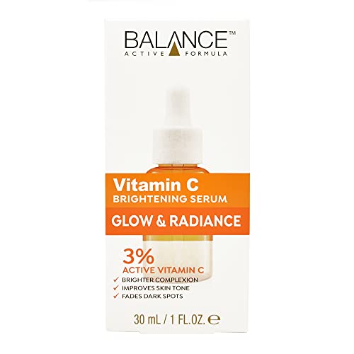 Balance Active Formula 3% Active Vitamin C Brightening Serum (30ml) - Lightweight and Non-Greasy Pro-Radiance Serum