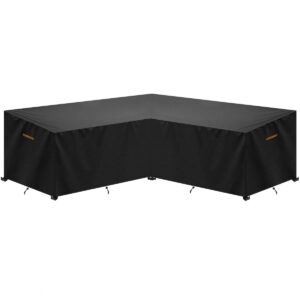 SanGlory V-Shape Garden Furniture Cover Waterproof Patio Sofa Furniture Couch Cover
