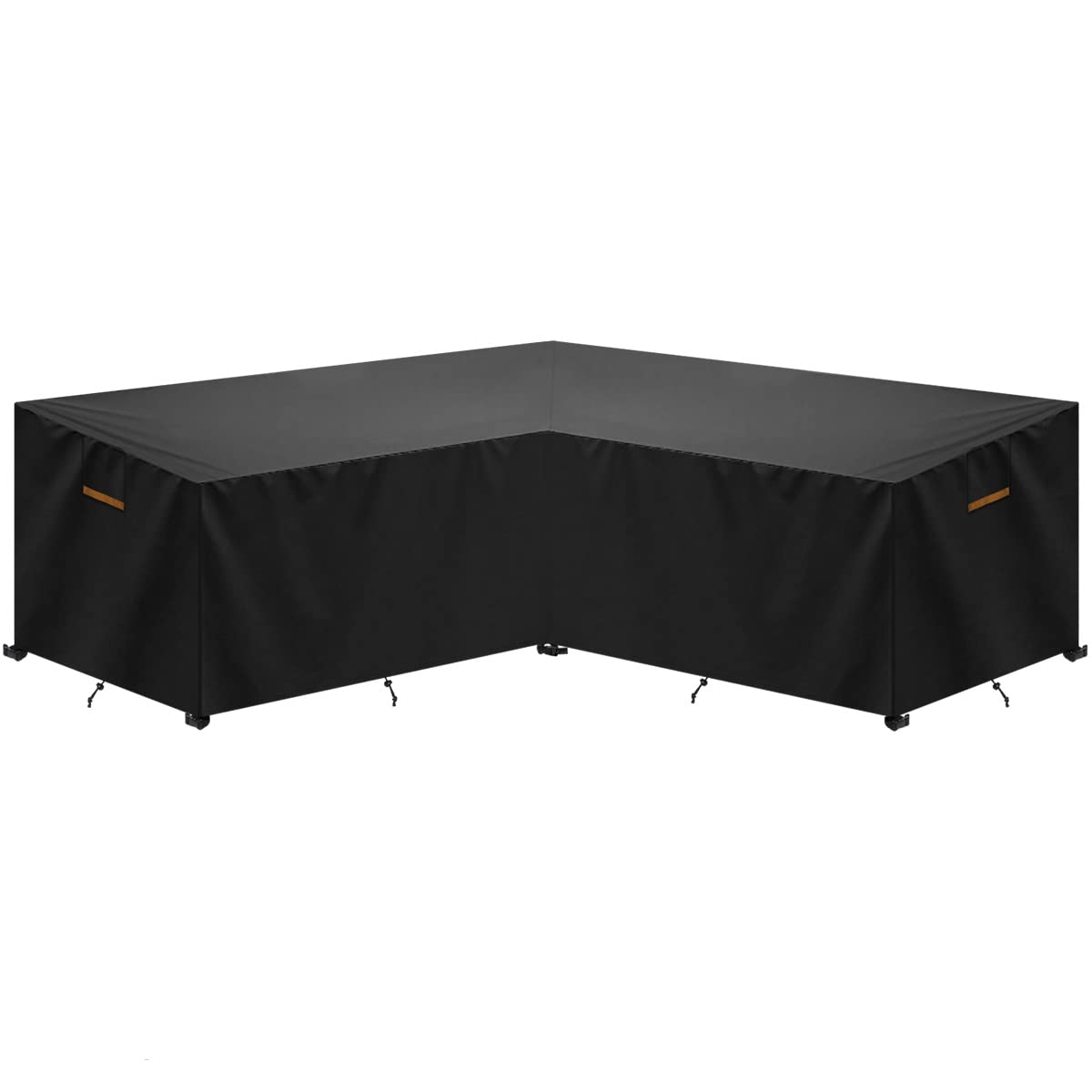 SanGlory V-Shape Garden Furniture Cover Waterproof Patio Sofa Furniture Couch Cover