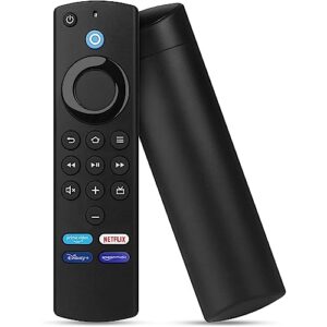 PlusAcc Fire Stick Remote Replacement - Voice Remote Control (3rd Gen) Compatible with Amazon Fire TV Stick (2nd